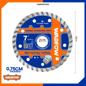 Wadfow WDC3K04 Turbo Diamond Disc