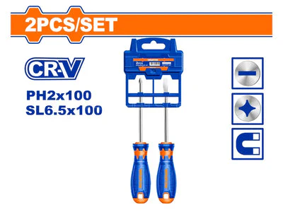 Wadfow WSS1302 2 Pcs Screwdriver Set