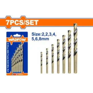 Wadfow WTD3K01 7 Pcs HSS Twist Drill Bits Set